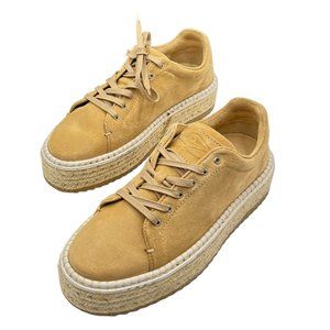 Rag & Bone New York Kent Espadrille Dune Suede Size EU 37 / US 7
